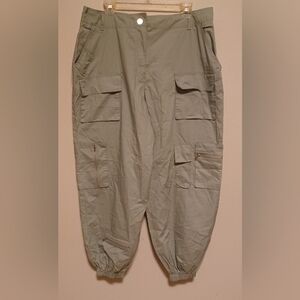 SWEET ENVY Cargo Zipper Tapered Balloon Baggy Pants Women's Size XL Skater Rave